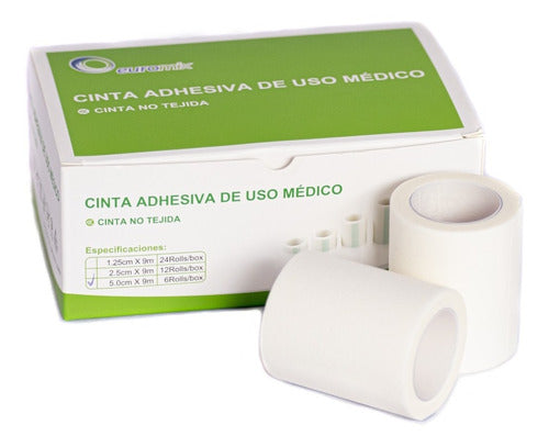 Cinta Tela Hipoalergenica Microporosa Caja X 6 De 5 Cm 0