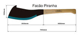 Facão Cana Com Cabo 400mm X Lâmina 355mm - Flachi Pir­33 1