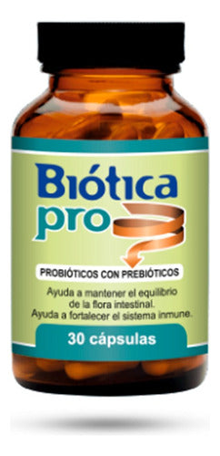 Biótica Probioticos Con Prebioticos 30 Cap 0