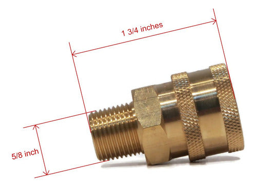 Himore Quick Disconnect Coupler 38 1