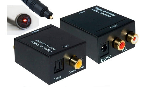 Digital Optical Toslink to RCA Analog Audio Converter 5