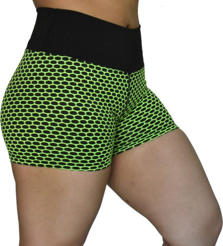 Maner Sport Short Lycra Panal Faja Modeladora 2