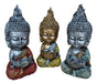 Trio Buddhas Little Prince Resin Decoration 0