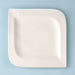 Set of 4 Square Serving Dishes with Handle Horeca Harmony 28 cm Porcelain H 1