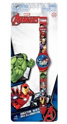 Reloj Digital 5 Funciones Avengers Intek Vrj6 0