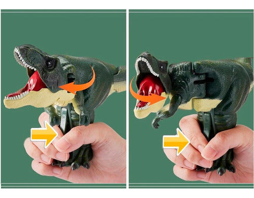 King Of Tech Dinosaur Toy Dino Zaza Roar Light and Sound for Kids 2