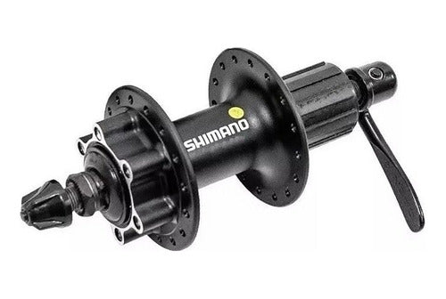 Par Cubo Traseiro Dianteiro Shimano Tourney Tx506 32 Furos 2