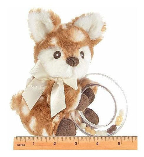 Bearton Baby Lil Willow Plush Fawn Shaker Toy Sonajero, 5 Pu 3