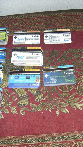 Tarjetas Subtepass Serie Metrotel 17 Motivos Serie 98 1