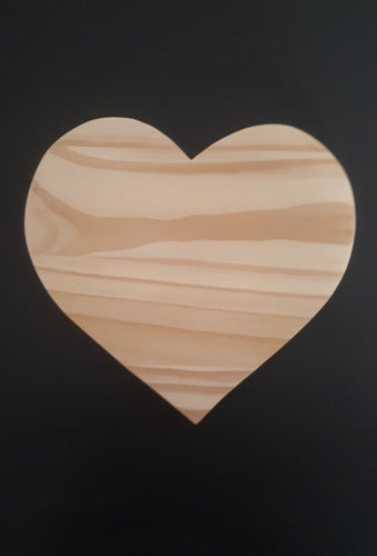 Wooden Heart 18cm x 10 Units 1