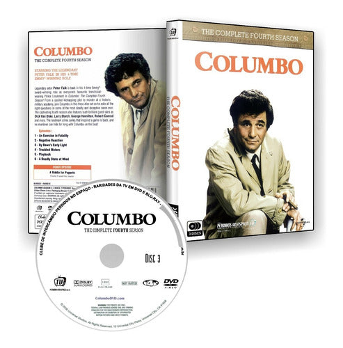 Columbo Série Clássica Completa Dublada 7 Temp 45 Eps 23 Dvd 7