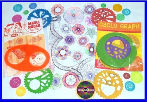 Double Pack National Spirographs for Drawing Mandalas 3
