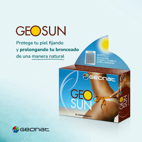 Geonat Autobronceante Pastillas Bronceador Protector Piel Geonat X3 6