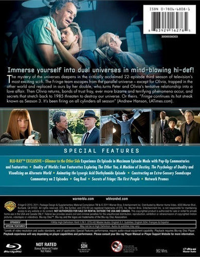 Blu-ray Fringe Season 3 / Temporada 3 1