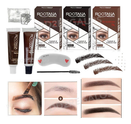 DD2 Henna Brow Tint Kit - Complete Shades 1