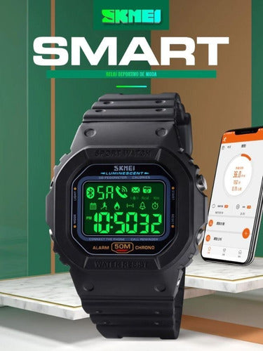 Skmei 1629 Smartwatch with Pedometer, Distance, Calories, and Bluetooth Features 12