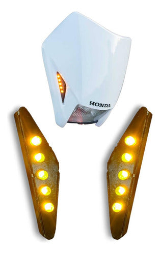 UNIKAR Giros Led Mascara P/ Honda Tornado Interno Tira 0