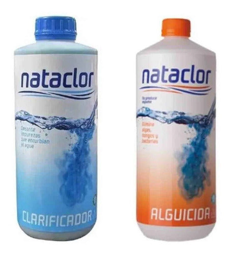 Combo Clarifier + Algaecide Nataclor 1 Liter for Pools 0