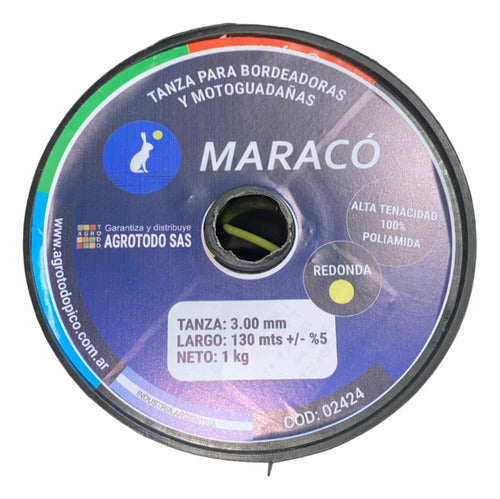 Maraco Tanza 3mm Round Brushcutter Line X 1 Kg 2