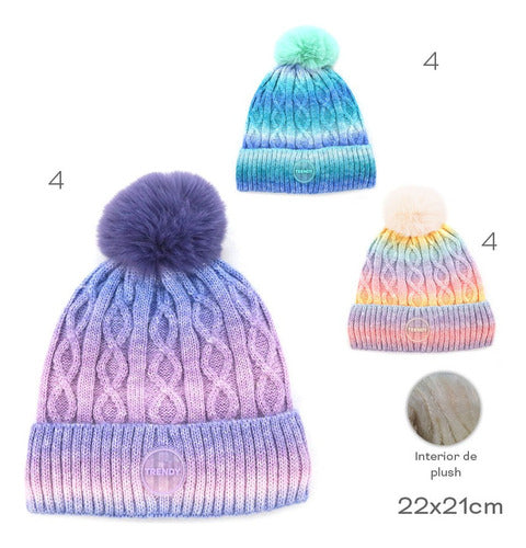 Trendy Girls Pompon Hat Ct Plumitaa Bnn 0