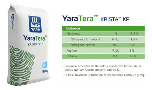 Yara Nitrato De Potasio Krista K X 25 Kg Fertilizer 1