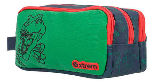 Cartuchera Xtrem University 3-Pocket Polyester Colors 54