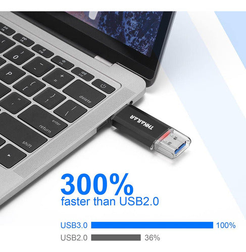 Thkailar Memoria Usb C De 64 Gb, 128 Gb, 256 Gb, 512 Gb, 2 E 1