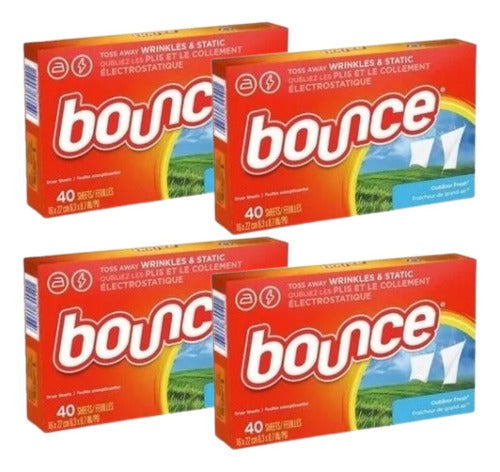 Bounce Suavizante Ropa Toallitas X4 Un (6910) 0