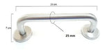 Stainless Steel Long Handle 20cm with Rosettes - PFW BRZ-7320 1
