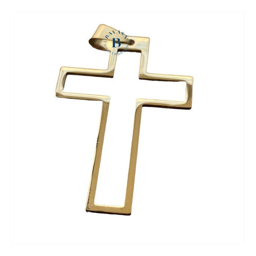 Bavasapiercing Surgical Steel Cross Pendant with Chain 4