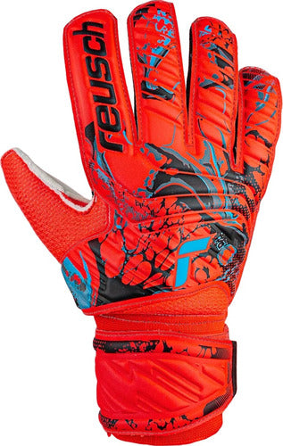 Reusch Storm Gold Junior Goalkeeper Gloves Red Deporfan 0