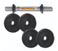 Gymman 1 Chrome Dumbbell with 10kg Cast Iron Discs 5