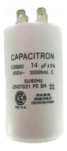 Capacitron Capacitor 14 Micros for Vulcano 3/4hp Pump 0