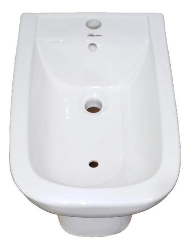 Flowater Bidet K De Loza Porcelana De 1 Agujero Para Monocomando Blanco Naffull Primera Calidad 1