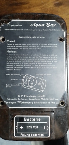 Antiguo Higrometro 2