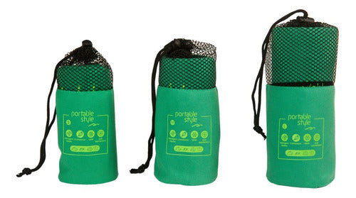 Portable Style Microfiber Towel with Quick Dry Bag - M 130 x 70 CM 2