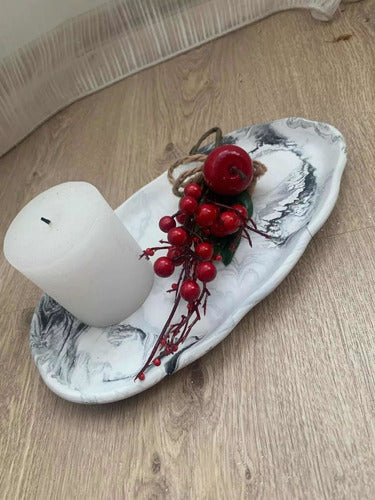 Accesorios Total Oval Resin Epoxy Centerpiece Plate 2