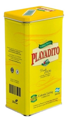 Playadito Yerba Mate 500g in Metal Gourd with Spout 3