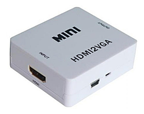 Conversor De Hdmi A Vga Con Audio Soporta 1080p Premium-... 0