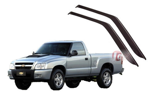 Window Deflector Chevrolet S10 2000-2012 Oriyinall X2 1