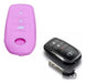 NL Cubre Volante + Funda Llave Silicona - Toyota 3 Botones Rosa 4