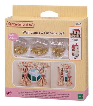 Sylvanian Families Set De Candelabros Y Cortinas 5447 1