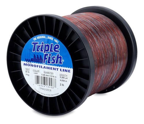 Triple Fish Mono Line 20 lb Test, .018 in Diameter 1