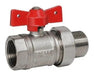 Vasser VEMU 3/4" M-H Ball Valve with Half Union 0