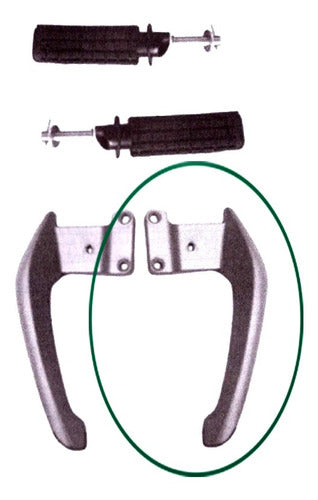 Soporte Posapie Tras. Derecho Senke 12519 0