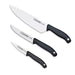 Set of 3 Professional Chef Kitchen Knives 3 Claveles Evo 0