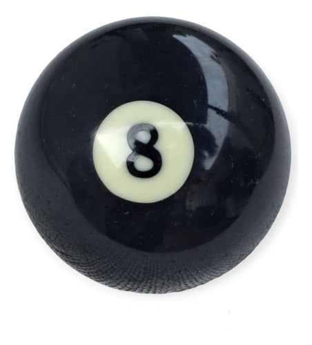Professional 57mm Black Pool Ball - Individual Price 0