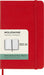 Moleskine 2023-2024 Weekly Planner, 18m, Pocket, Scarlet Red, Hard Cover 0