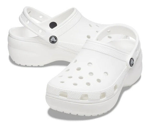 Crocs Classic Platform Clog W Blanco 206750100 2