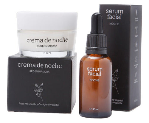 Kit Serum Y Crema Reparación Y Renovación Nocturna Vegaplay 0